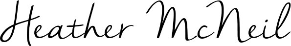Heather McNeil's signature