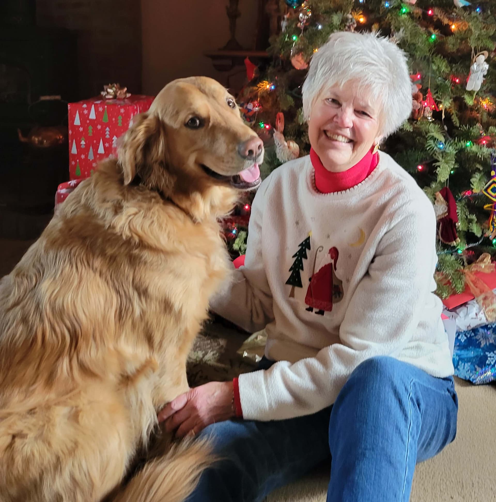 Heather McNeil with her dog